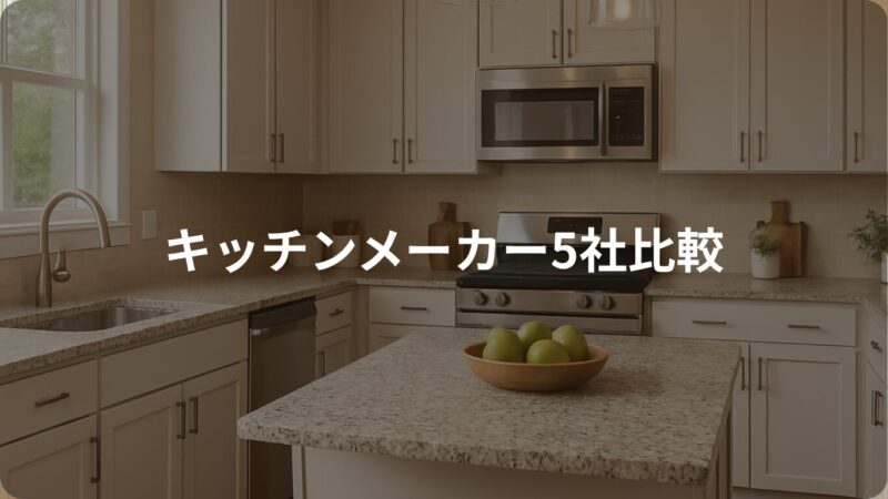 キッチンメーカー5社比較