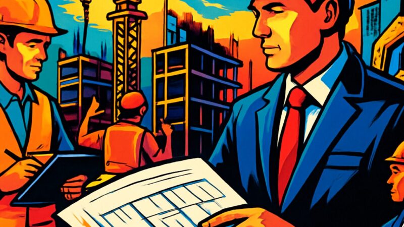 施工管理で働く人