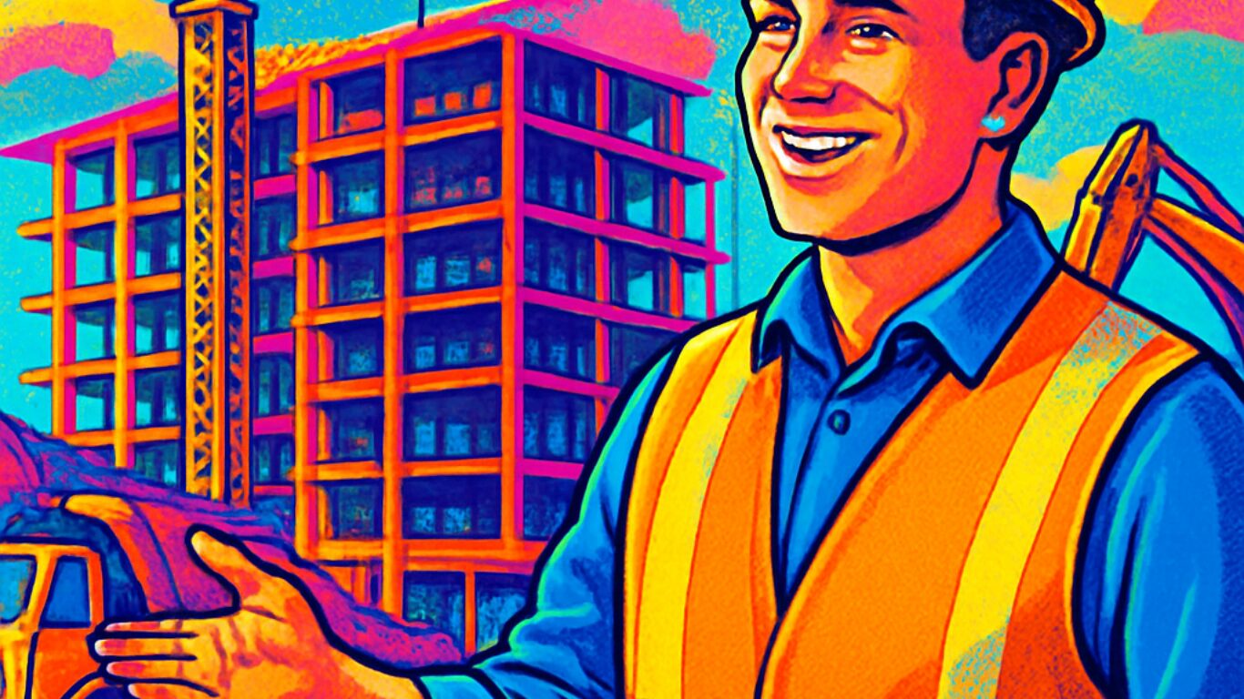 施工管理の仕事風景